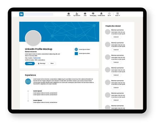 Linkedin Profile And Banner Graphics